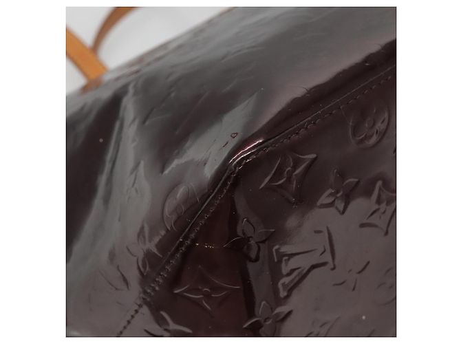 LOUIS VUITTON Borsa Tote Bellevue GM Monogram Vernis Amarante M93589 Auth 137375 Bordò - vista 15