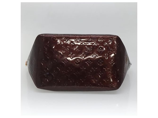 LOUIS VUITTON Borsa Tote Bellevue GM Monogram Vernis Amarante M93589 Auth 137375 Bordò - vista 5