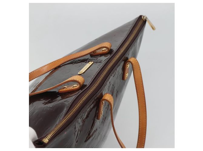 LOUIS VUITTON Borsa Tote Bellevue GM Monogram Vernis Amarante M93589 Auth 137375 Bordò - vista 6