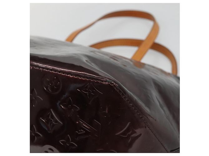 LOUIS VUITTON Borsa Tote Bellevue GM Monogram Vernis Amarante M93589 Auth 137375 Bordò - vista 8