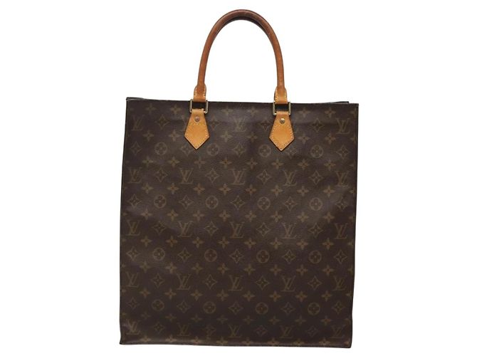 LOUIS VUITTON Borsa Sac Plat Monogram M51140 LV Auth 137711 Monogramma - vista 13