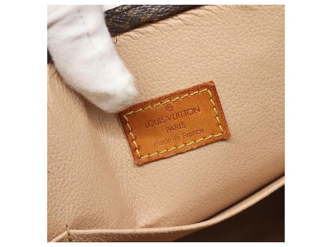 LOUIS VUITTON Borsa Sac Plat Monogram M51140 LV Auth 137711 Monogramma - vista 17