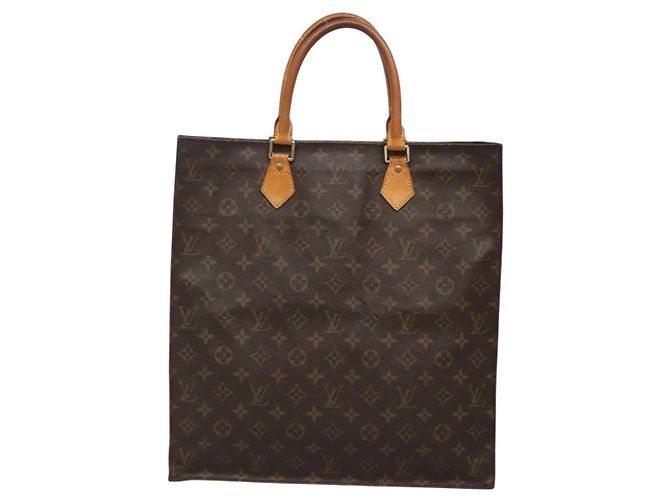 LOUIS VUITTON Borsa Sac Plat Monogram M51140 LV Auth 137711 Monogramma - vista 2