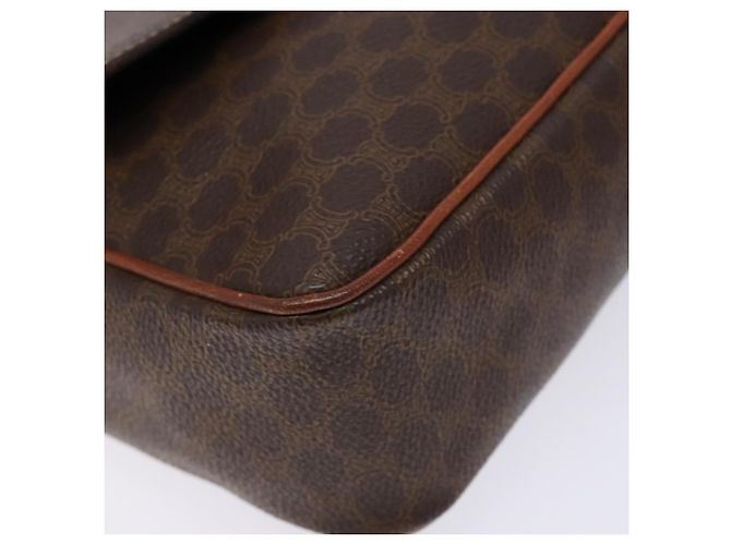 Céline Borsa a spalla in tela Macadam CELINE in pelle PVC marrone oro Auth 138817 D'oro - vista 11