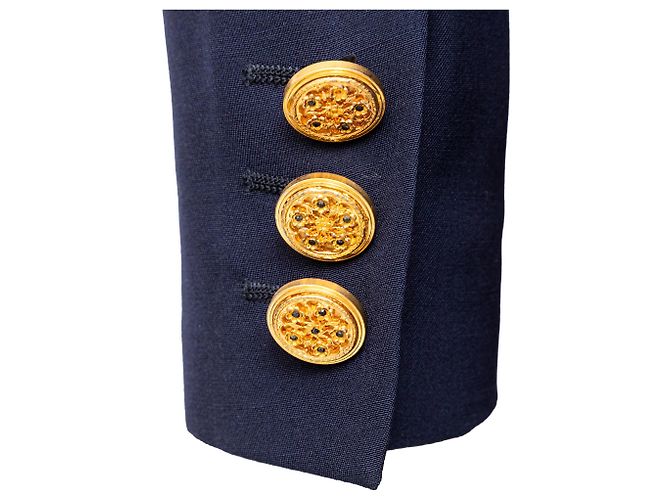 Chaqueta Gianni Versace con Botones Decorativos - vista 10