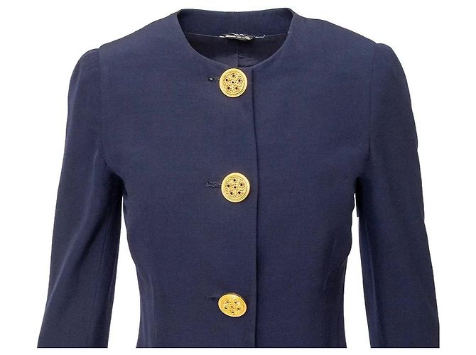 Chaqueta Gianni Versace con Botones Decorativos - vista 4
