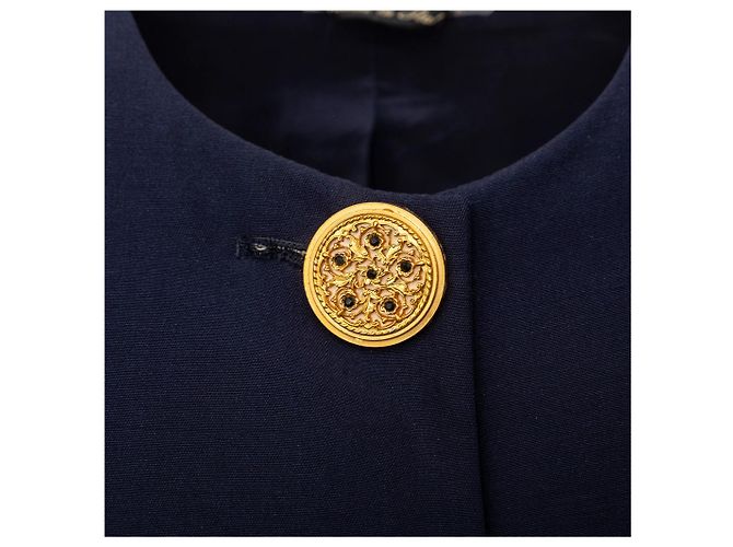 Chaqueta Gianni Versace con Botones Decorativos - vista 8