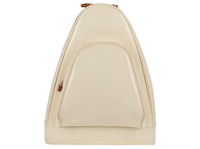 Borsa a Corpo GUCCI Smalto Oro Bianco 003 2113 0027 Auth bs28429 - vista 2