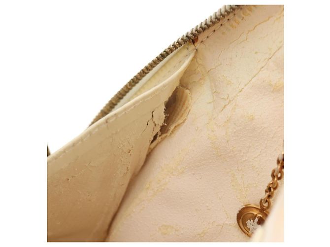 Borsa a Corpo GUCCI Smalto Oro Bianco 003 2113 0027 Auth bs28429 - vista 25