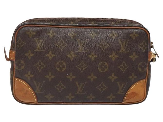 LOUIS VUITTON Clutch Marly Dragonne GM Monogram M51825 LV Auth 138717 Monogramma - vista 2