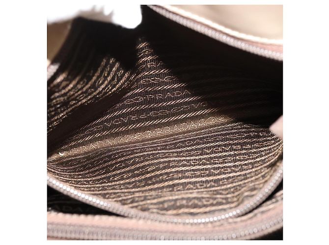 PRADA Handtasche aus Lackleder Beige Auth 137502 - Ansicht 19