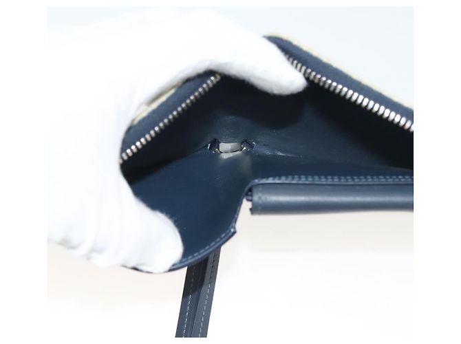 PORTAFOGLI COMPACT ZIPPY MONOGRAM ACQUARELLO BLU LOUIS VUITTON M80461 Auth bs28348 - vista 18