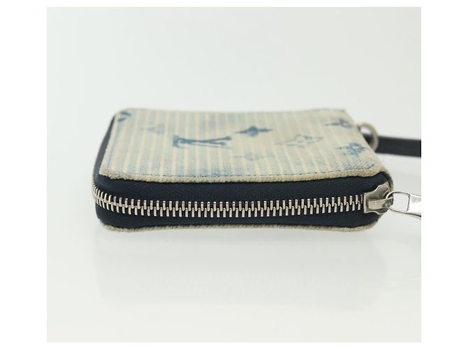 PORTAFOGLI COMPACT ZIPPY MONOGRAM ACQUARELLO BLU LOUIS VUITTON M80461 Auth bs28348 - vista 3