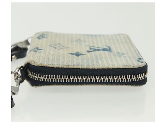 PORTAFOGLI COMPACT ZIPPY MONOGRAM ACQUARELLO BLU LOUIS VUITTON M80461 Auth bs28348 - vista 4