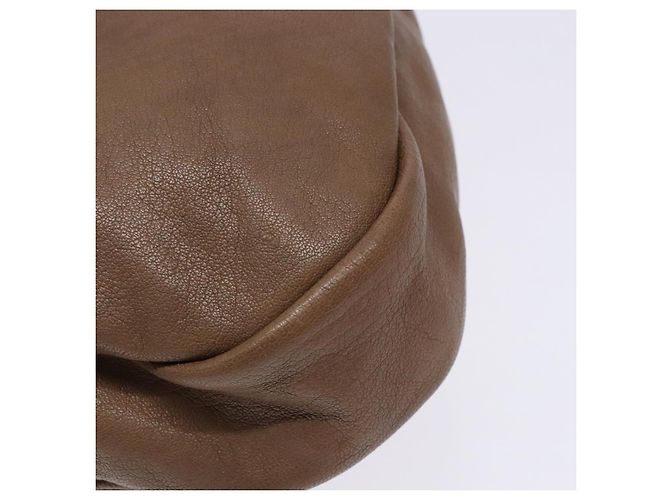 Borsa a Spalla Salvatore Ferragamo in Pelle Beige Oro Auth BA4410 D'oro - vista 13
