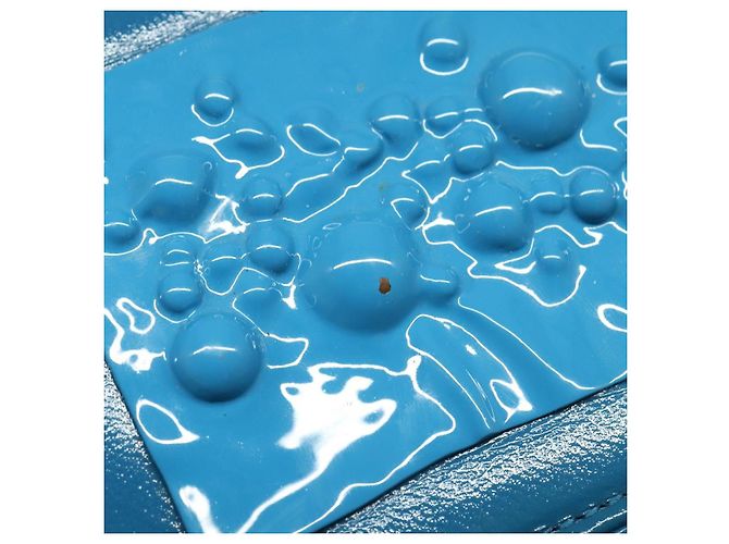 Autre Marque Borsa a Spalla in Pelle Blu INTRECCIATO di BOTTEGA VENETA Auth bs28779 - vista 14