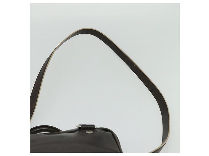LOUIS VUITTON Pelle Bequia Borsa Documenti Verticale Marrone Scuro LV Auth 129732 - vista 15