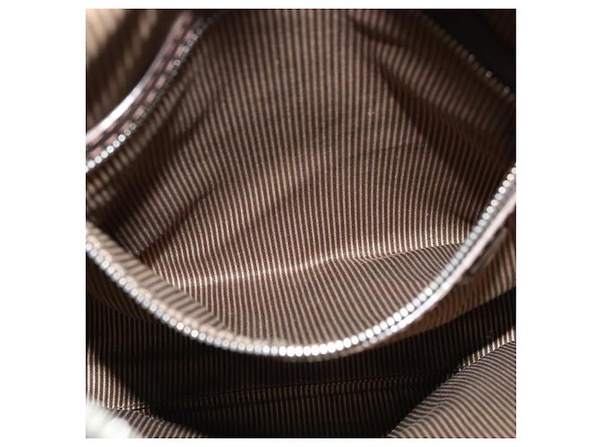 LOUIS VUITTON Pelle Bequia Borsa Documenti Verticale Marrone Scuro LV Auth 129732 - vista 23