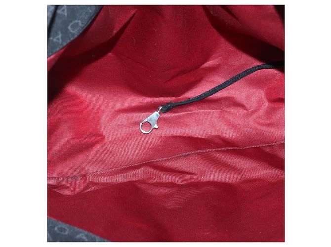 Bulgari Borsa Tote BVLGARI Logo Mania in tela nera e argento autentica bs28748 - vista 10