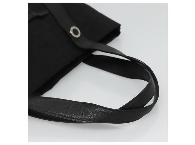 Bulgari Borsa Tote BVLGARI Logo Mania in tela nera e argento autentica bs28748 - vista 7