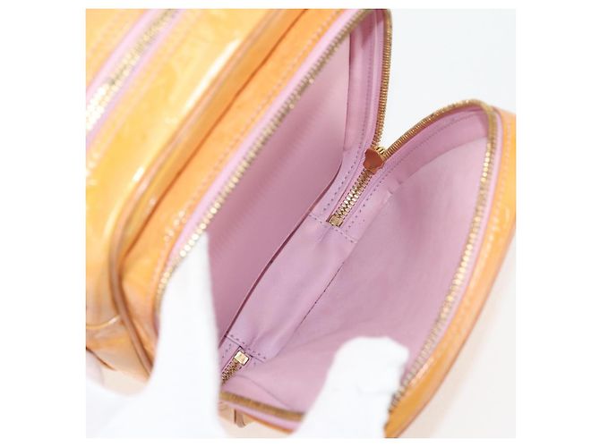 LOUIS VUITTON Borsa Wooster Monogram Vernis Rosa Marshmallow M91037 Auth 136926 - vista 18