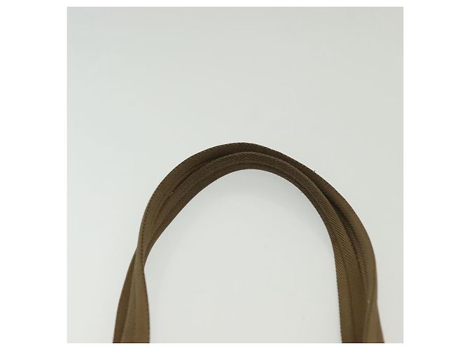 PRADA Tote Tasche Nylon Beige Silber Auth bs28686 - Ansicht 8