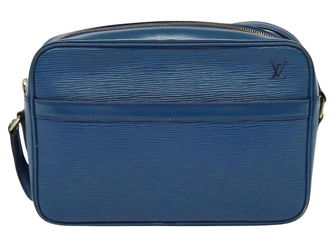 LOUIS VUITTON Borsa a Spalla Epi Trocadero 27 Blu M52315 LV Auth 138619 - vista 13