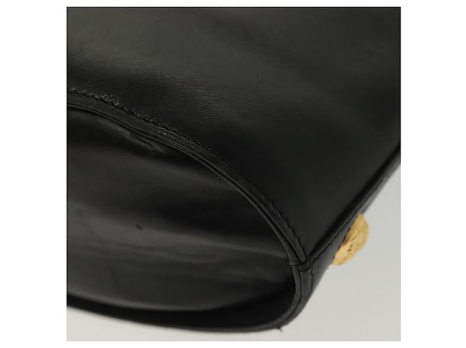 Borsa a mano Salvatore Ferragamo in pelle nera e oro Auth 139277 Nero D'oro - vista 13