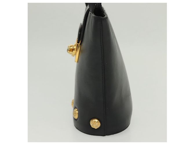 Borsa a mano Salvatore Ferragamo in pelle nera e oro Auth 139277 Nero D'oro - vista 4