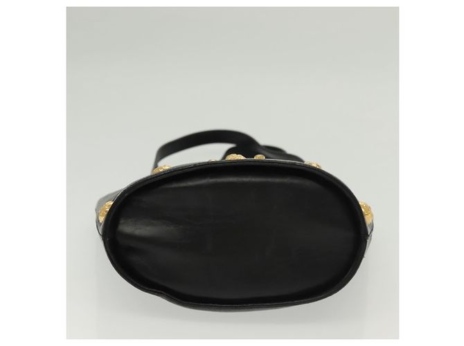 Borsa a mano Salvatore Ferragamo in pelle nera e oro Auth 139277 Nero D'oro - vista 9