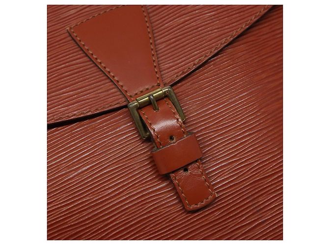LOUIS VUITTON Sac à épaule Epi Jeune FilleMM Marron M52153 LV Auth 139321 - vue 18