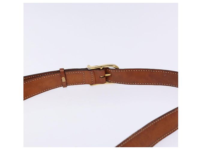 Céline Borsa a spalla in tela Macadam CELINE in pelle PVC marrone oro Auth 138815 D'oro - vista 8