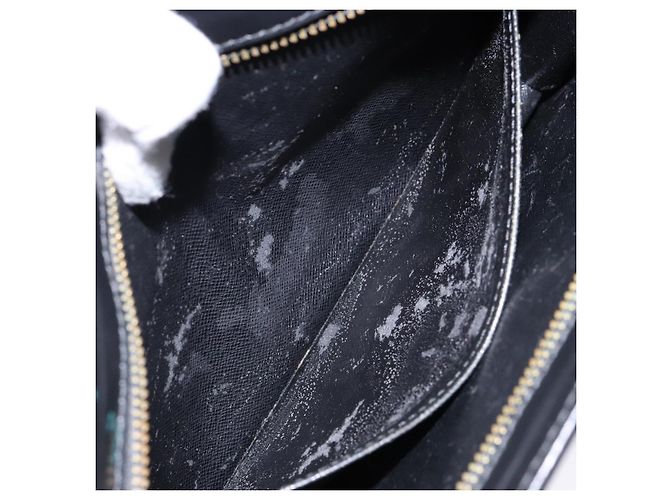 LOUIS VUITTON Epi Pochette Uomo Borsa Clutch Nera M52522 LV Auth 139251 Nero - vista 10