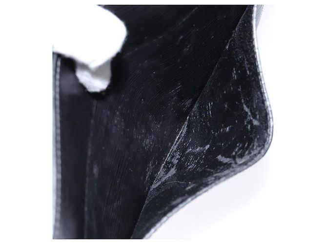 LOUIS VUITTON Epi Pochette Uomo Borsa Clutch Nera M52522 LV Auth 139251 Nero - vista 11