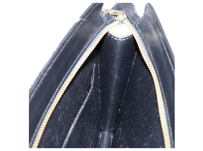 LOUIS VUITTON Epi Pochette Uomo Borsa Clutch Nera M52522 LV Auth 139251 Nero - vista 18