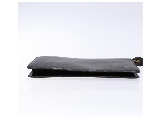 LOUIS VUITTON Epi Pochette Uomo Borsa Clutch Nera M52522 LV Auth 139251 Nero - vista 6