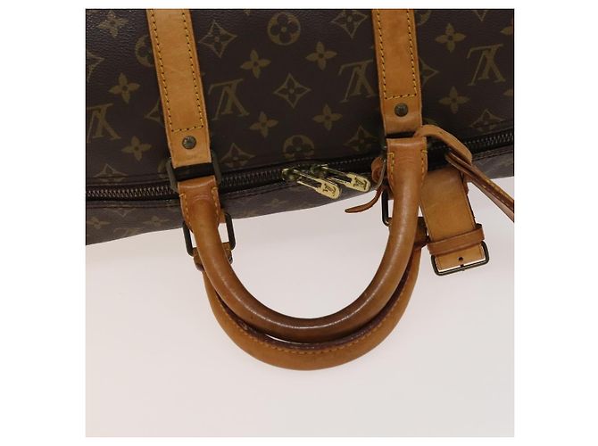 LOUIS VUITTON Borsa Boston Monogram Keepall 50 M41426 LV Auth 137095 Monogramma - vista 7