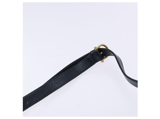 Céline Borsa a Spalla Celine C Sulky PVC Blu Navy Oro Auth 138826 D'oro - vista 8