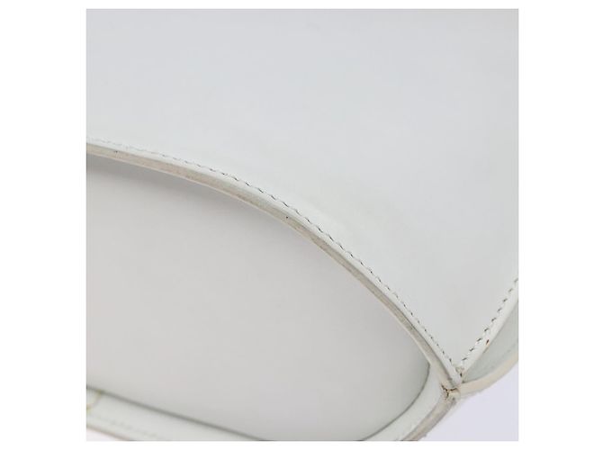 Céline Borsa a Spalla CELINE in Pelle Oro Bianco Auth 138388 D'oro - vista 10