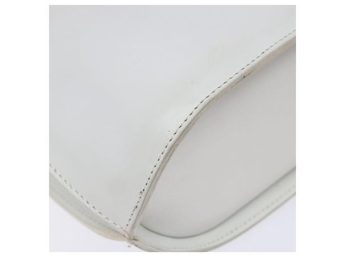 Céline Borsa a Spalla CELINE in Pelle Oro Bianco Auth 138388 D'oro - vista 13