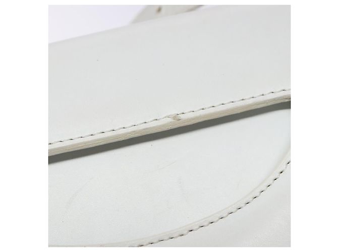 Céline Borsa a Spalla CELINE in Pelle Oro Bianco Auth 138388 D'oro - vista 15