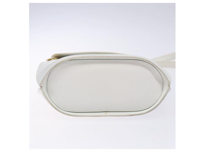 Céline Borsa a Spalla CELINE in Pelle Oro Bianco Auth 138388 D'oro - vista 9