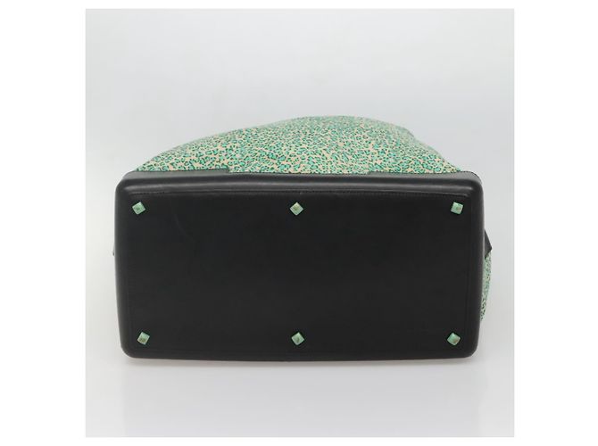 Autre Marque Borsa a spalla in nylon verde Auth sw1158 di BOTTEGA VENETA - vista 5