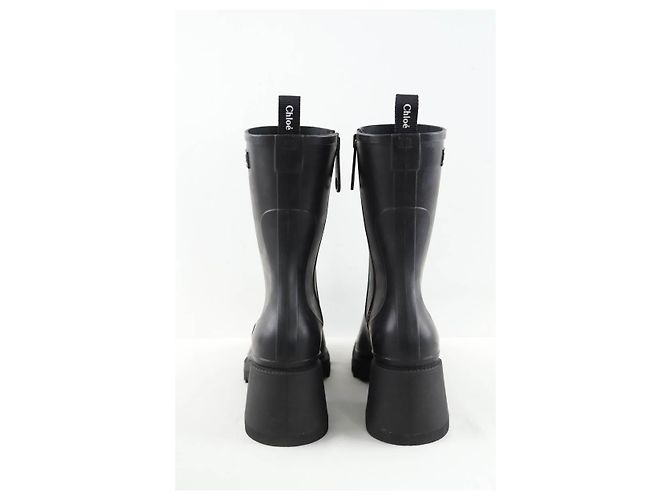 Chloé Botas de cuero negras Negro - vista 2