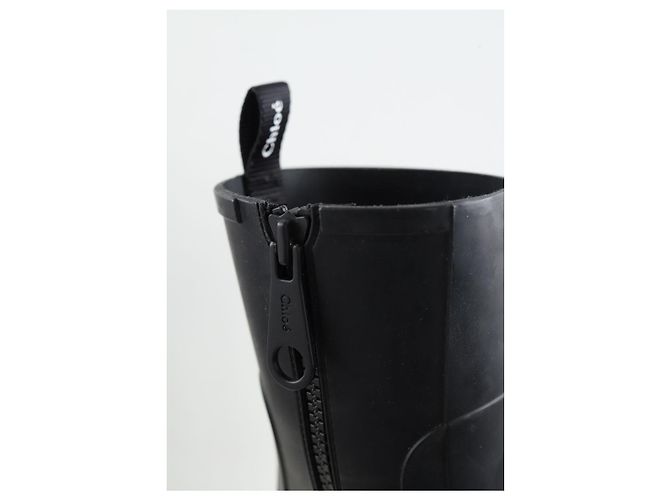 Chloé Botas de cuero negras Negro - vista 5