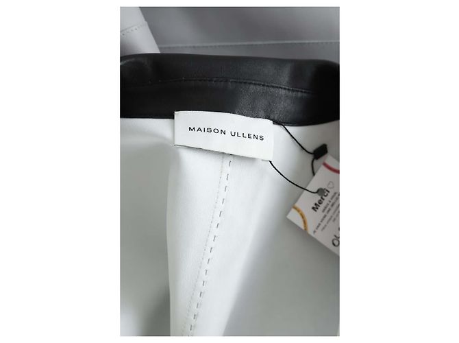 Maison Ullens Gray leather trench coat - view 5