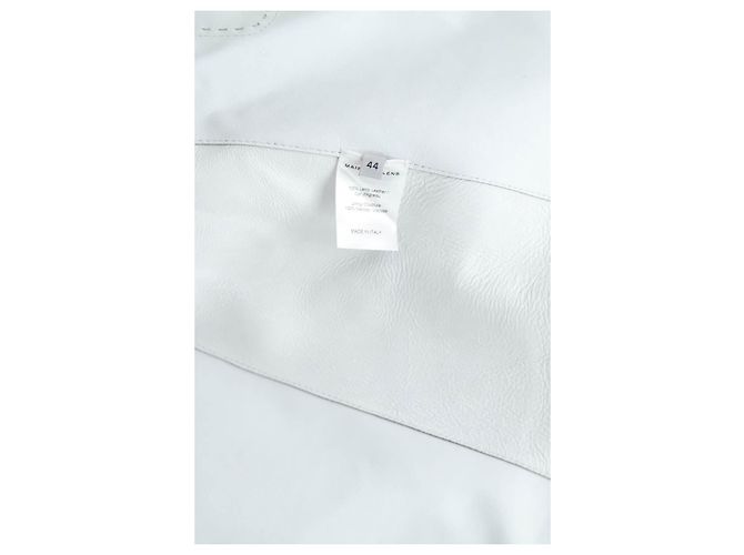 Maison Ullens Gray leather trench coat - view 6