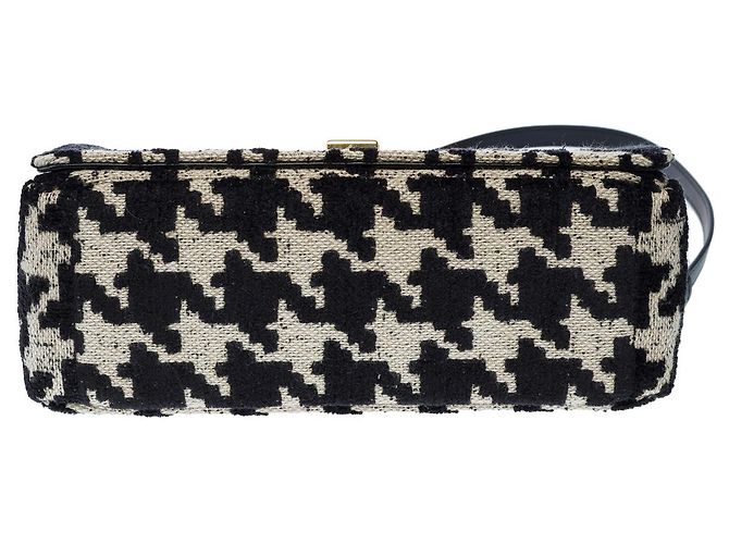Borsa DIOR Dior Caro in Tweed Nero - 102839 - vista 11