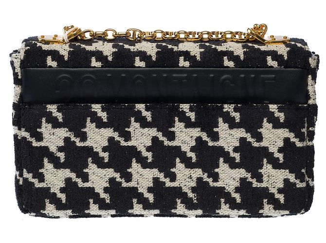 Borsa DIOR Dior Caro in Tweed Nero - 102839 - vista 4