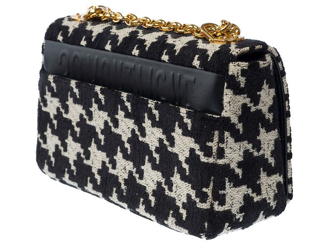 Borsa DIOR Dior Caro in Tweed Nero - 102839 - vista 6